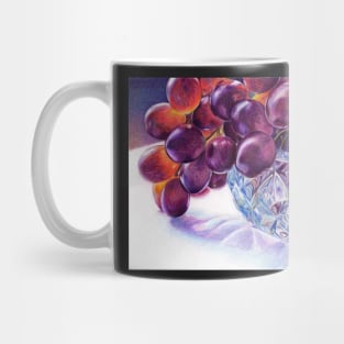 Grapes in Crystal Bowl Mug